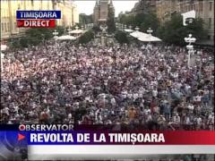 Suporterii timisoreni in strada dupa retrogradarea lui Poli ‎