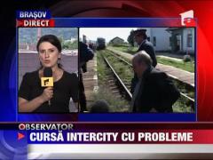 Un tren Intercity a deraiat intre Brasov si Rupea