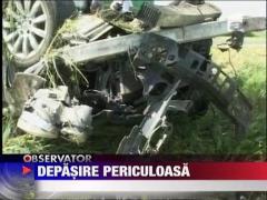 Depasire extrem de periculoasa