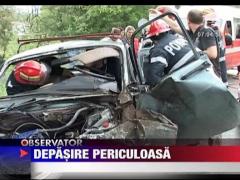 Un sofer neatent a bagat o familie in spital