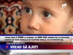 AJUTOR UMANITAR / Mihaela sufera de la nastere