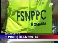 Politistii, la protest