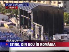 Sting, din nou pe scena in Romania