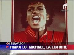 Jacheta lui Michael Jackson, scoasa la vanzare
