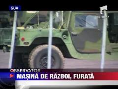 Masina de razboi, furata