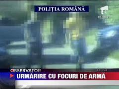 Urmarire cu focuri de arma in Capitala
