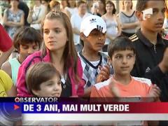 De 3 ani, mai mult verde
