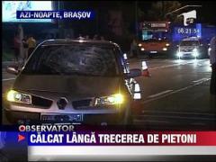 Calcat langa trecerea de pietoni