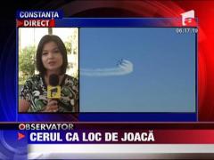 Demonstratie aviatica pe cerul Constantei
