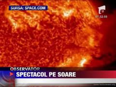 O furtuna solara ar putea perturba, astazi, functionarea satelitilor