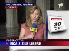 Anul 2011 aduce mai multa munca si doar 5 zile libere