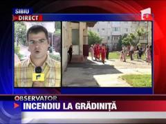 Incendiu la gradinita
