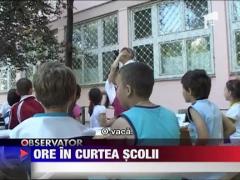 Ore facute in curtea scolii