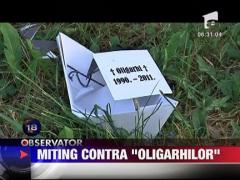 Miting contra "oligarhilor" in Letonia