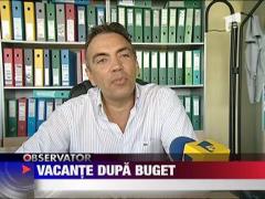 Vacante dupa buget