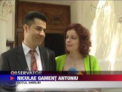 Soprana Amelia Antoniu si-a botezat fetita