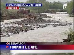 Codul galben de ploi in localitatile sibiene Arpasu si Cartisoara