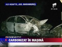 Accident grav de circulatie in Maramures: Tanar de 18 ani, ars de viu
