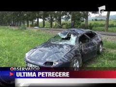 S-a rasturnat cu masina pe camp din cauza vitezei