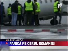 Panica la bordul unui avion de pe cerul Romaniei