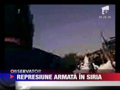 Razboi civil in Siria: 150 de tancuri siriene ataca propriul pamant ‎