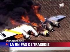 Bombardier prabusit imediat dupa decolare