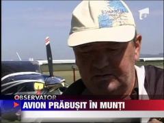 Avion prabusit in munti