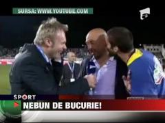 A innebunit de bucurie