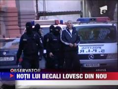 Hotii masinii lui Gigi Becali lovesc din nou