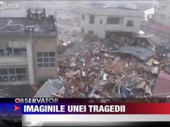 Noi imagini dramatice din timpul tsunami-ului care a lovit Japonia