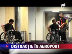 Distractie in aeroport