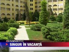 Singur in vacanta