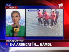 A vrut sa se sinucida aruncandu-se in namol