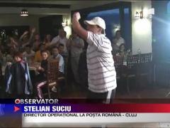Sefii si sindicalistii de la Posta Romana petrec pe rupte