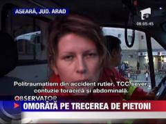 Omorata pe trecerea de pietoni