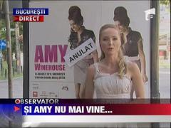 Concertul Amy Winehouse de la Bucuresti a fost anulat
