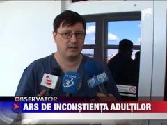 Copil ars pe santier in Suceava