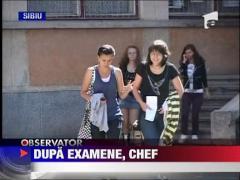 Elevii de clasa a VIII-a au sustinut proba la matematica