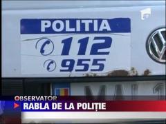Asa arata o masina condusa de politistii din Targu-Mures