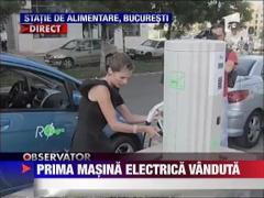 Prima pompa de curent pentru masinile electrice din Romani