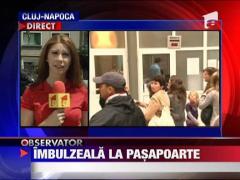 Imbulzeala la serviciile de pasapoarte