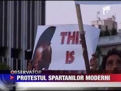30 de spartanii au navalit in Atena