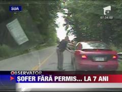 A condus 30 de kilometri la numai 7 ani