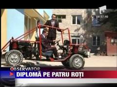 Diploma pe patru roti