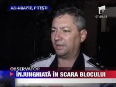 Tanara injunghiata in scara blocului