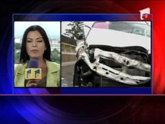 13 raniti in urma unei coliziuni intre un microbuz si un TIR