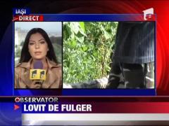 Copil ucis de fulger