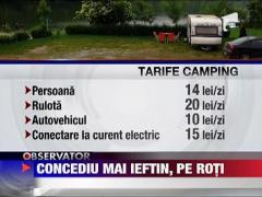 Rulota, cazarea cea mai ieftina