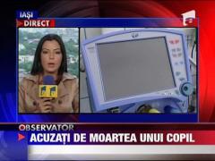 Medicii de la Spitalul de Copii "Sfanta Maria", acuzati de moartea unui baietel