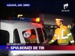 Un sofer de TIR a bagat in spital un barbat